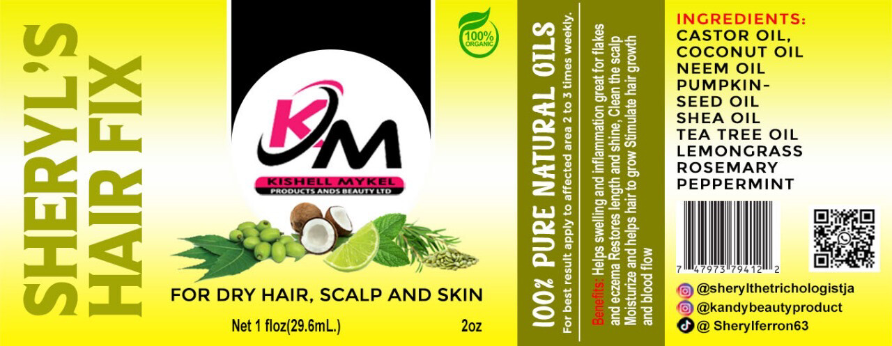 K and M Sheryl&#39;s hair fix 04oz