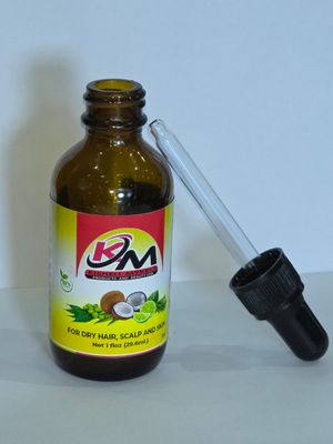 Product Name KM's scalp, skin and Dry hair oil Product Name KM's scalp, skin and Dry hair oil