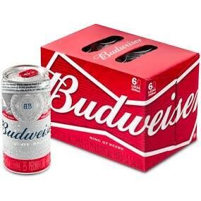 Cerveza budweiser lata por  269 ml