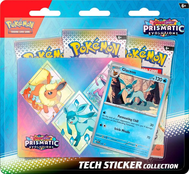 Prismatic Evolution Sticker Tech Collection