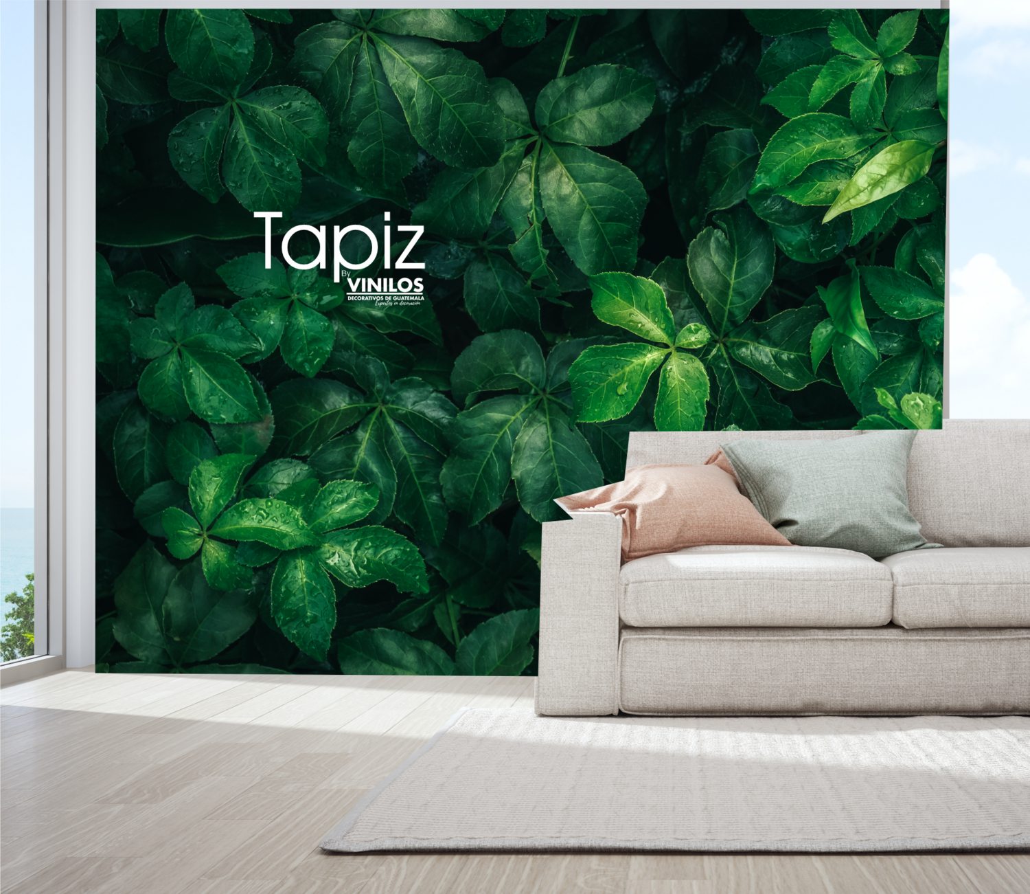 Papel Tapiz guatemala hojas tropicales selva