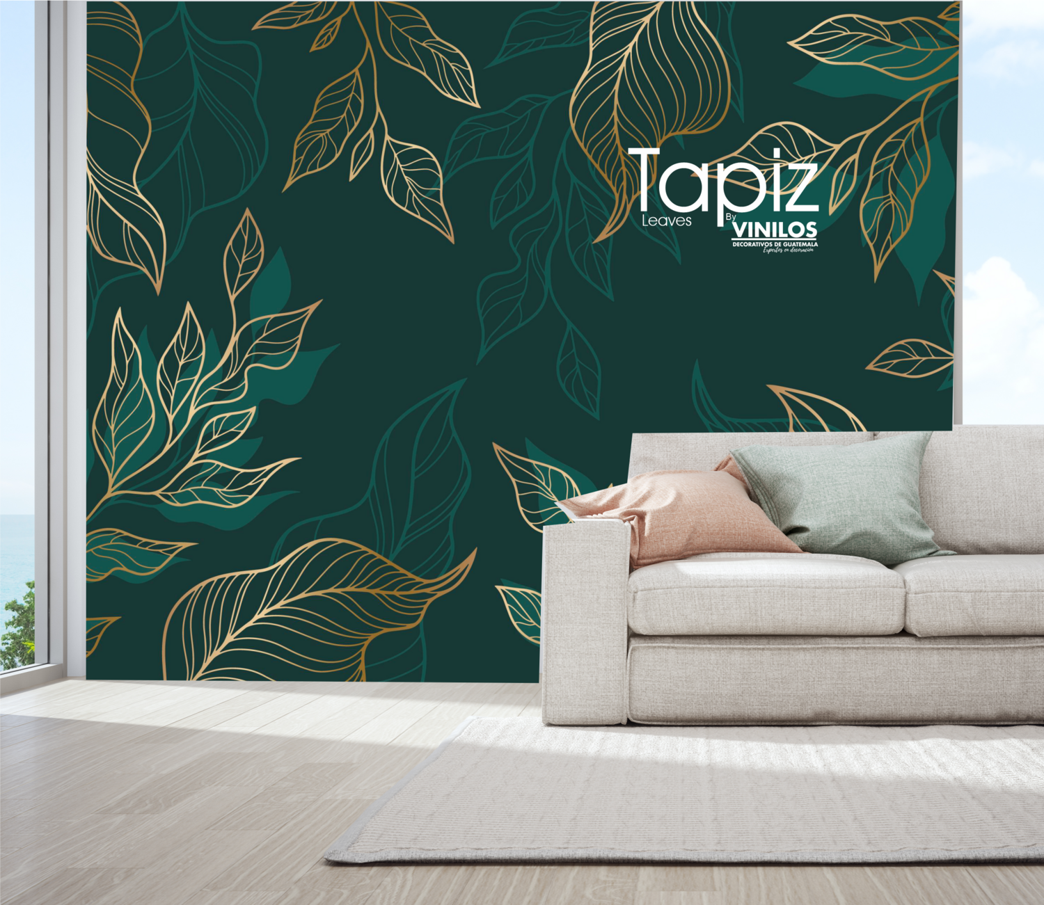 Papel Tapiz  guatemala Tropical vibrantes
