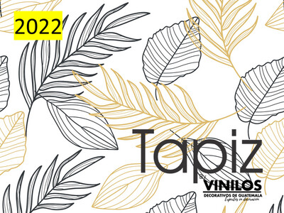 Papel Tapiz guatemala Tropical hojas lineas