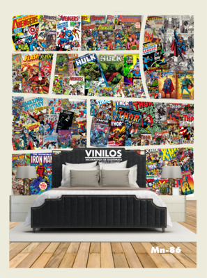 Wall decals Comic - Calcomania de pared portadas comic