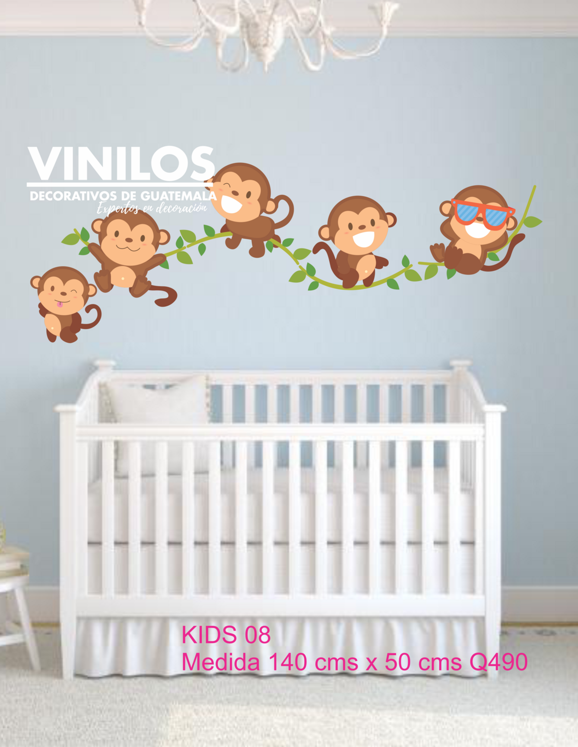 Vinilo infantil de MONITOS