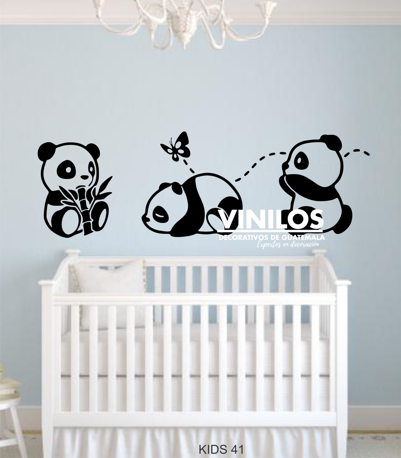 Calcomania de pared Panda - Wall decal Panda