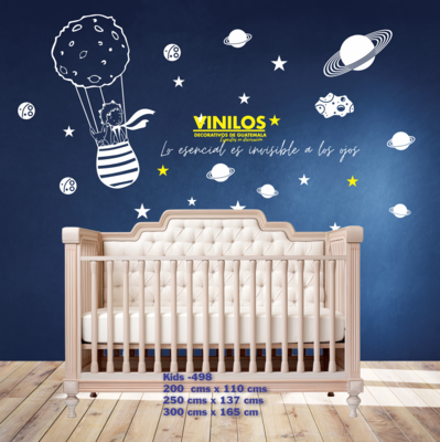 The little prince wall decal - Calcomania El principito
