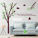 Tree wall Decal Wall- Calcomania de pared Arbol