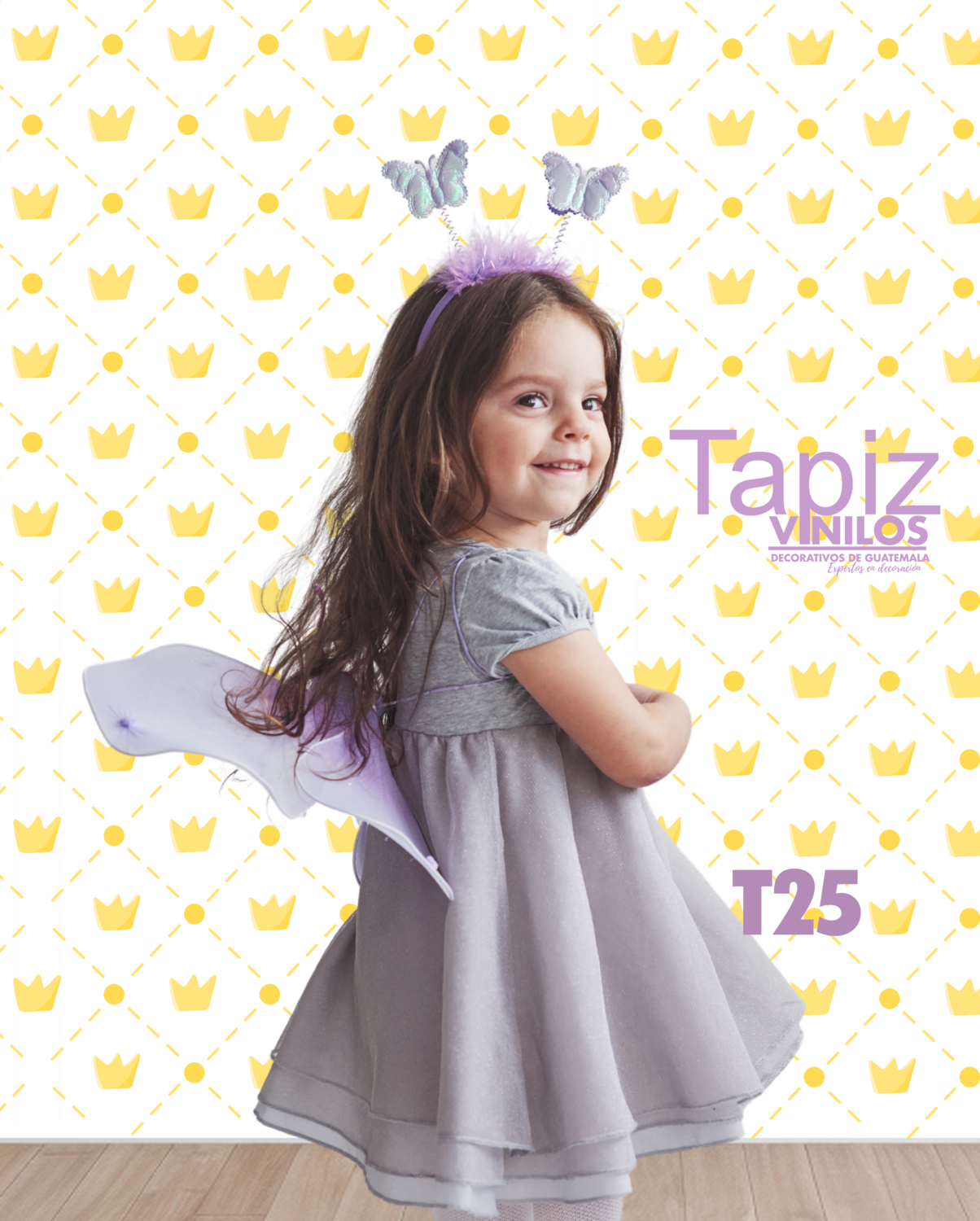 Papel Tapiz  Guatemala coronitas princesa T25