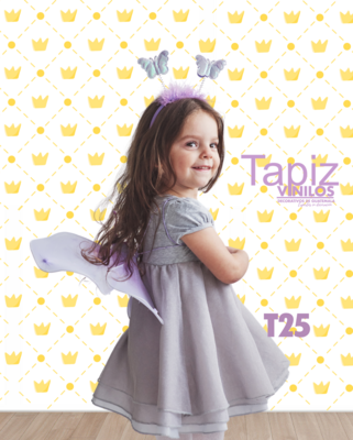 Papel Tapiz Guatemala coronitas princesa T25
