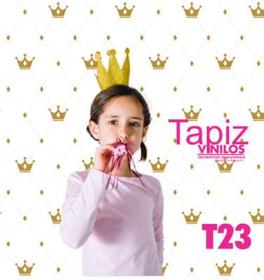 Papel Tapiz Guatemala coronitas princesa T23