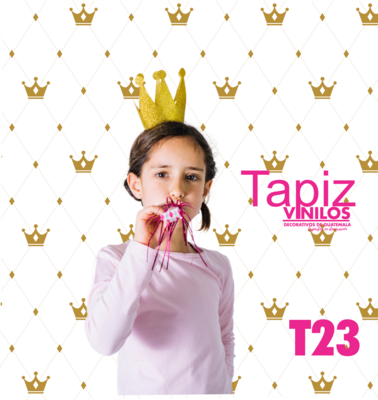 Papel Tapiz  Guatemala coronitas princesa T23