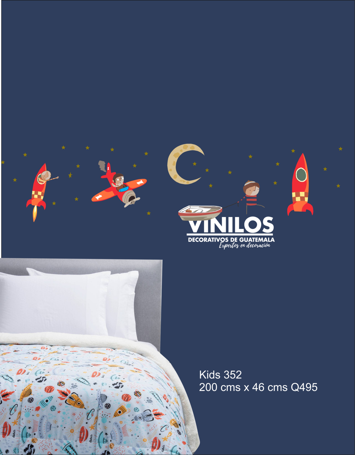 Space Wall Decals - Nursery Decor, Kids Room, Star Decals, Planets  Decor, Vinilo decorativos kids352
