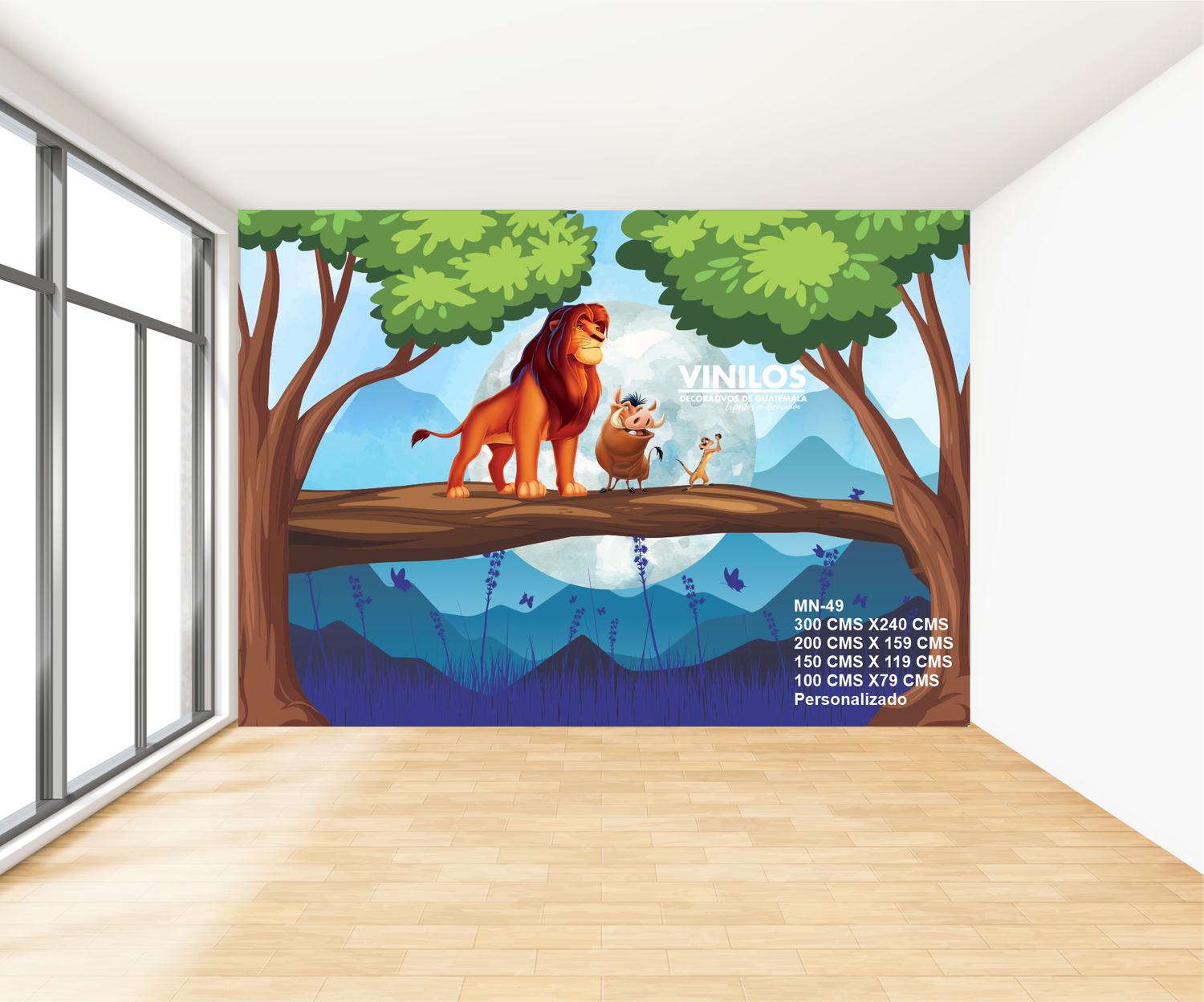 Wall decal  KING MN49