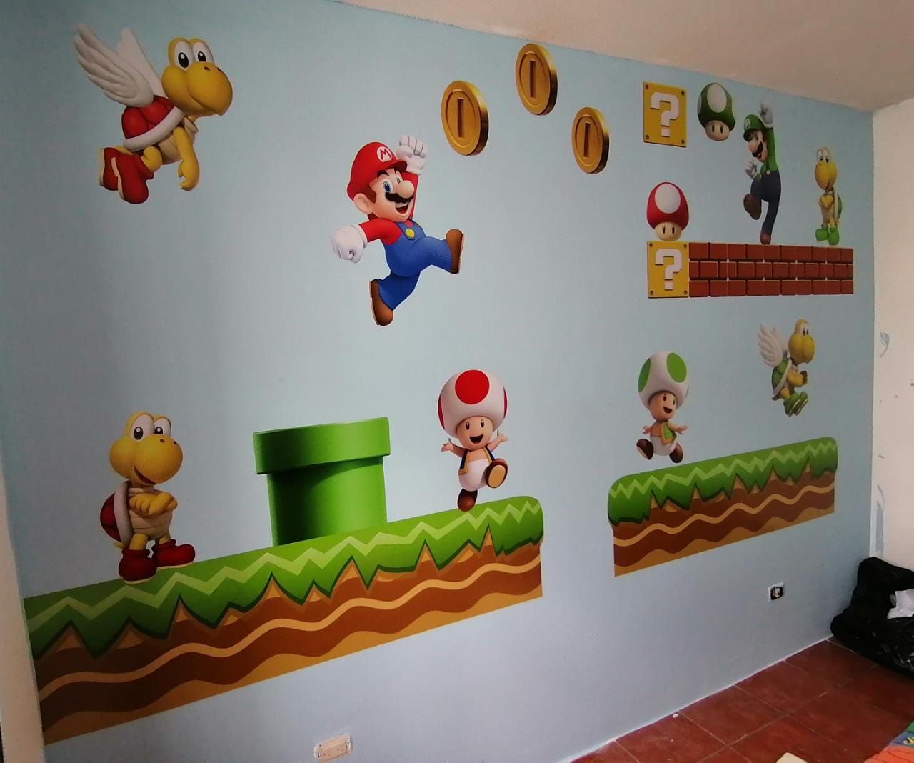 Walldecal Mario