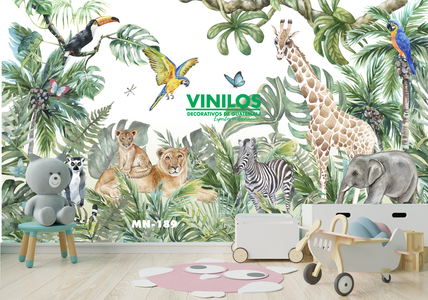 Mural infantil Jungla MN189
