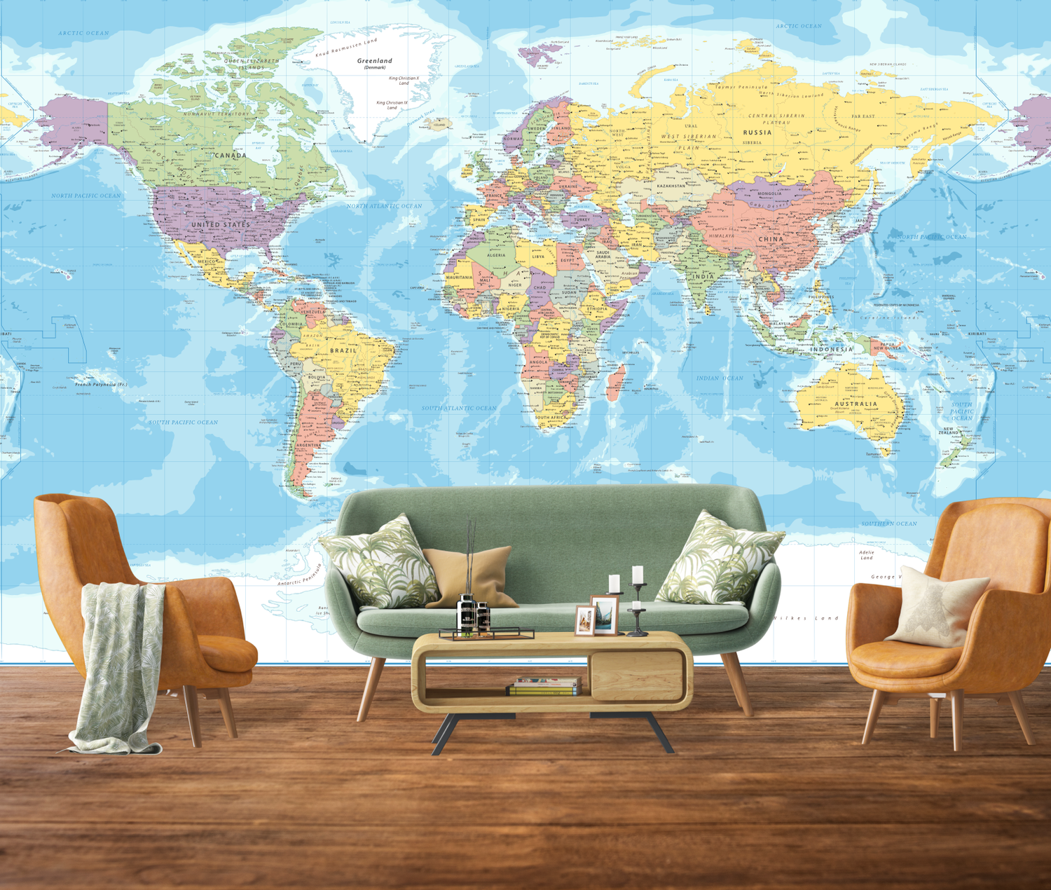 Mural MAPA MUNDI MN126
