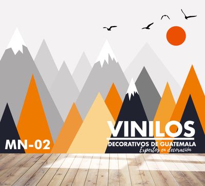 Mural infantil MOntañas  MN002