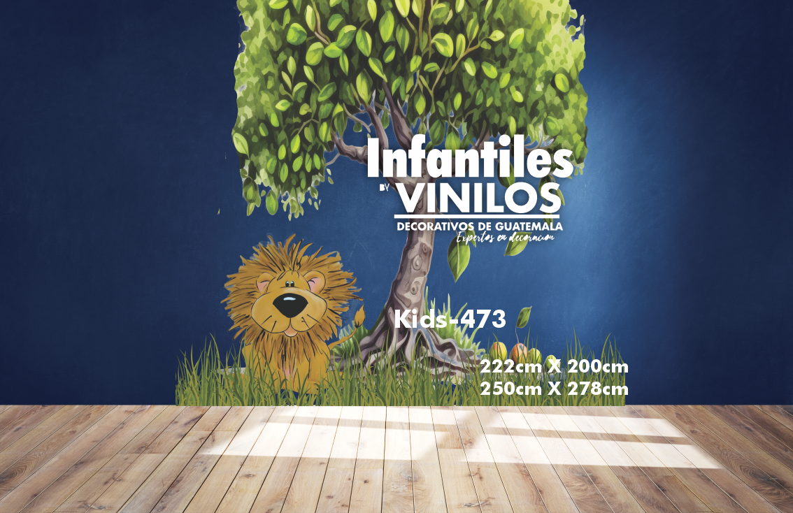 Decoracion dormitorio infantil Wall Decal- Calcomania para pared Animalitos kids473