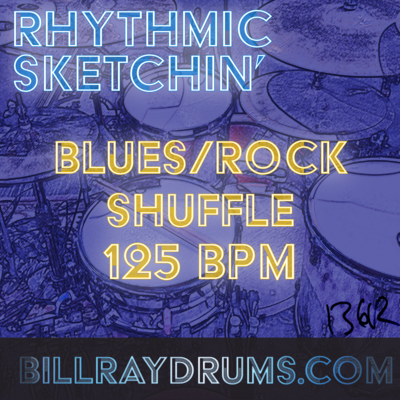 125 BPM 4/4 Blues Rock Shuffle