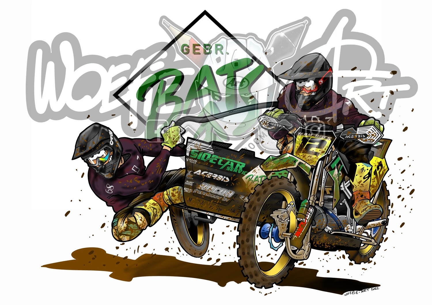 Crazy sidecar MX