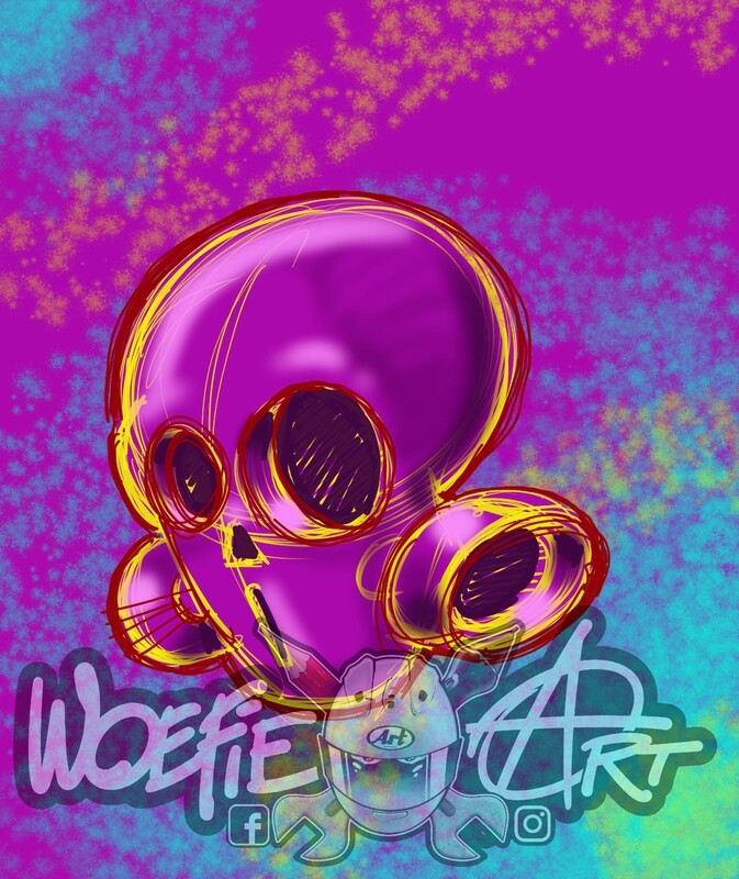 Gas mask trippy