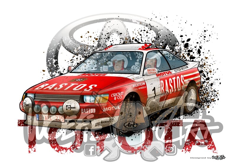 Toyota Celica rally car