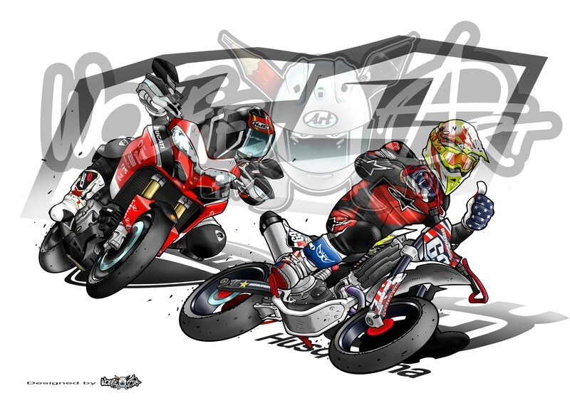 Ducati Multistrada Pikes Peak and Husqvarna SMR 510