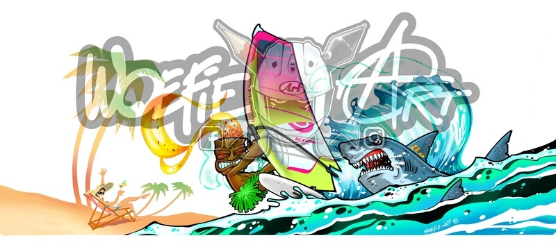 Wind surfing Tiki