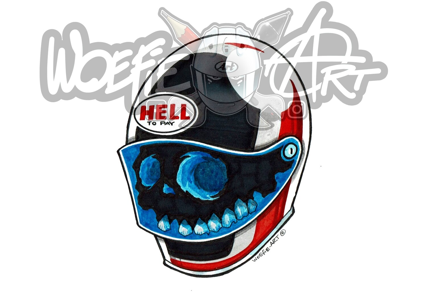HELL WOEFIE_ART DECAL ( SOLD OUT)