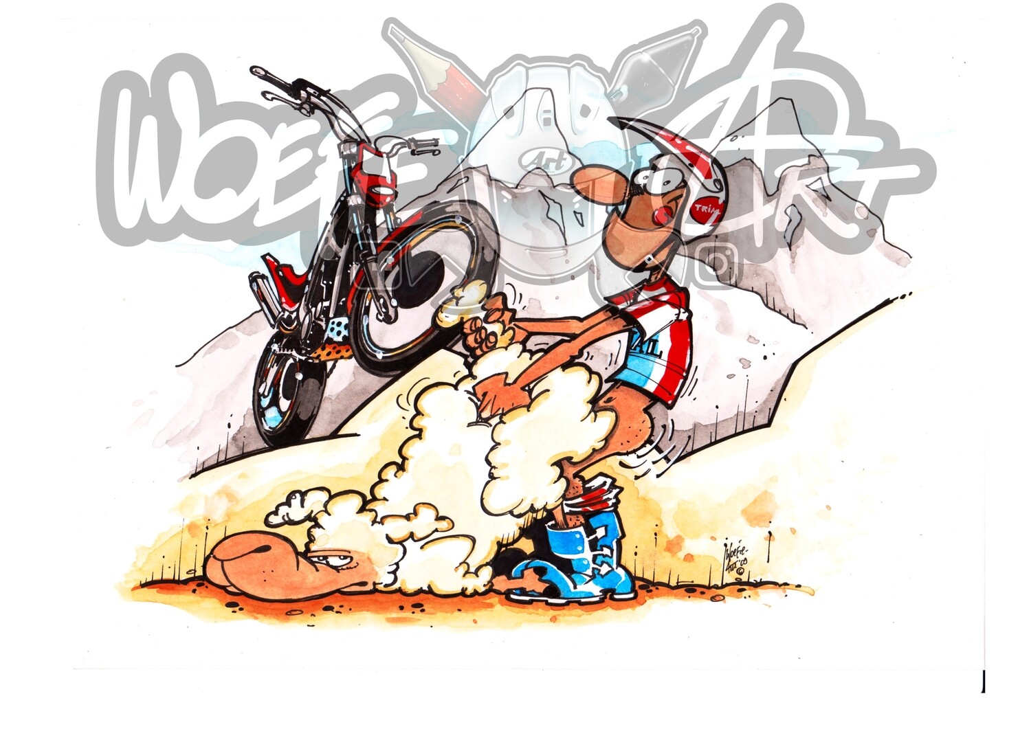 TRIAL SHEEP SHAGGERS CLUB LOGO