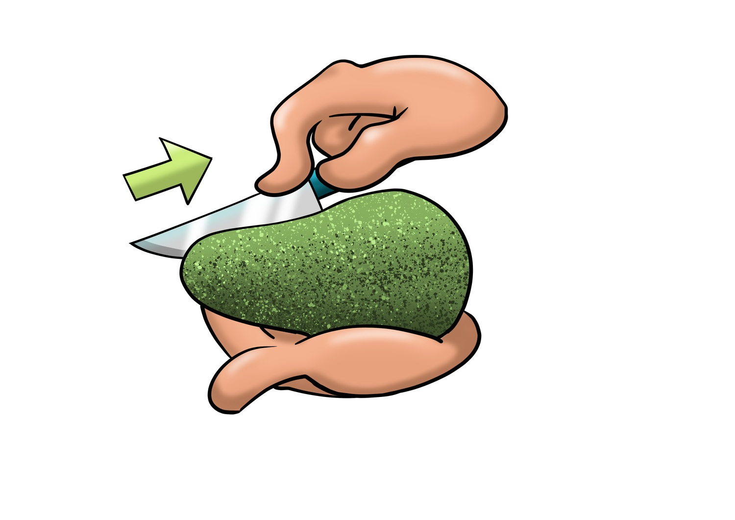 HOW TO CUT YOU AVOCADO