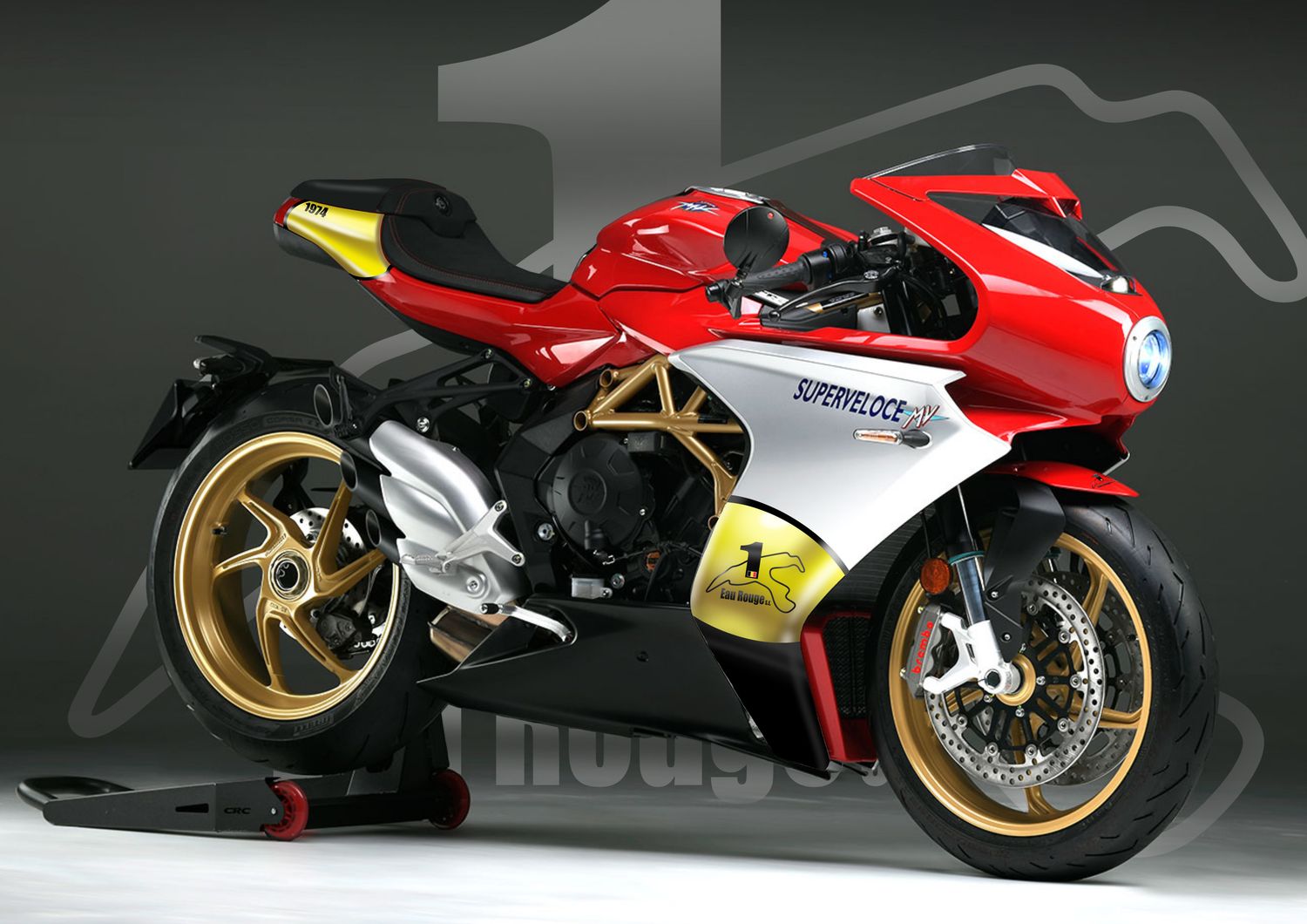 MV AGUSTA SUPERVELOCE EAU ROUGE S.E. DESIGN