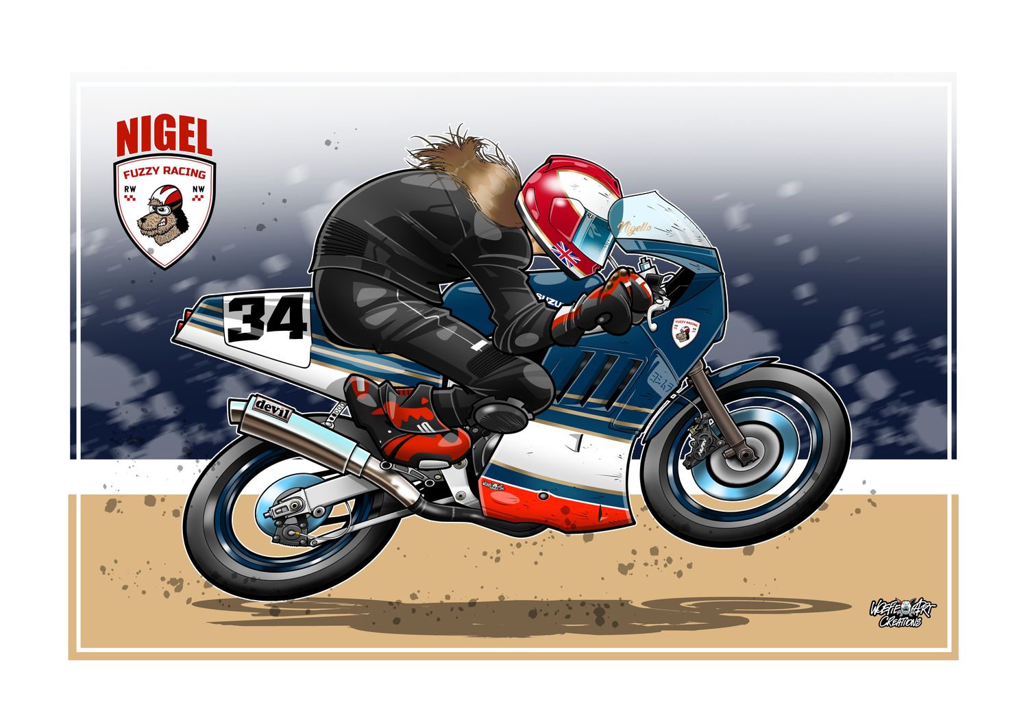 NIGEL&#39;S RENNGIXER 1100