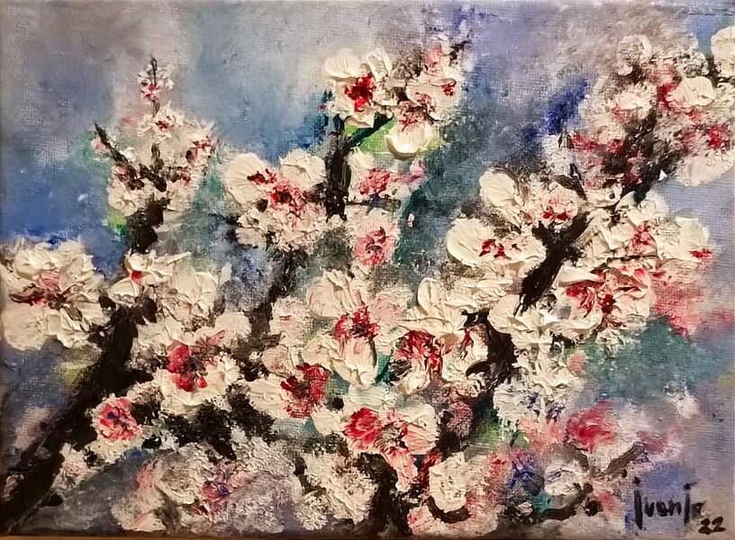 "RAMAS DE ALMENDRO EN FLOR"