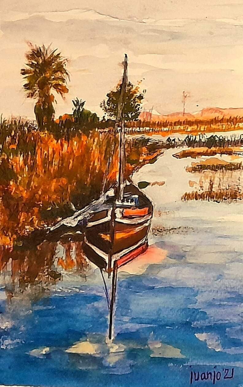 "BARCA BARADA EN LA ALBUFERA"