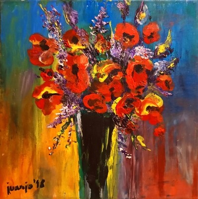 "COMPOSICIÓN FLORAL DE AMAPOLAS 2018"