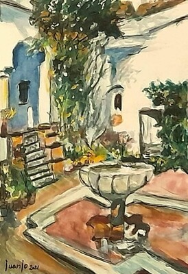 "PATIO DE LA FUENTE INSPIRADO EN SOROLLA "