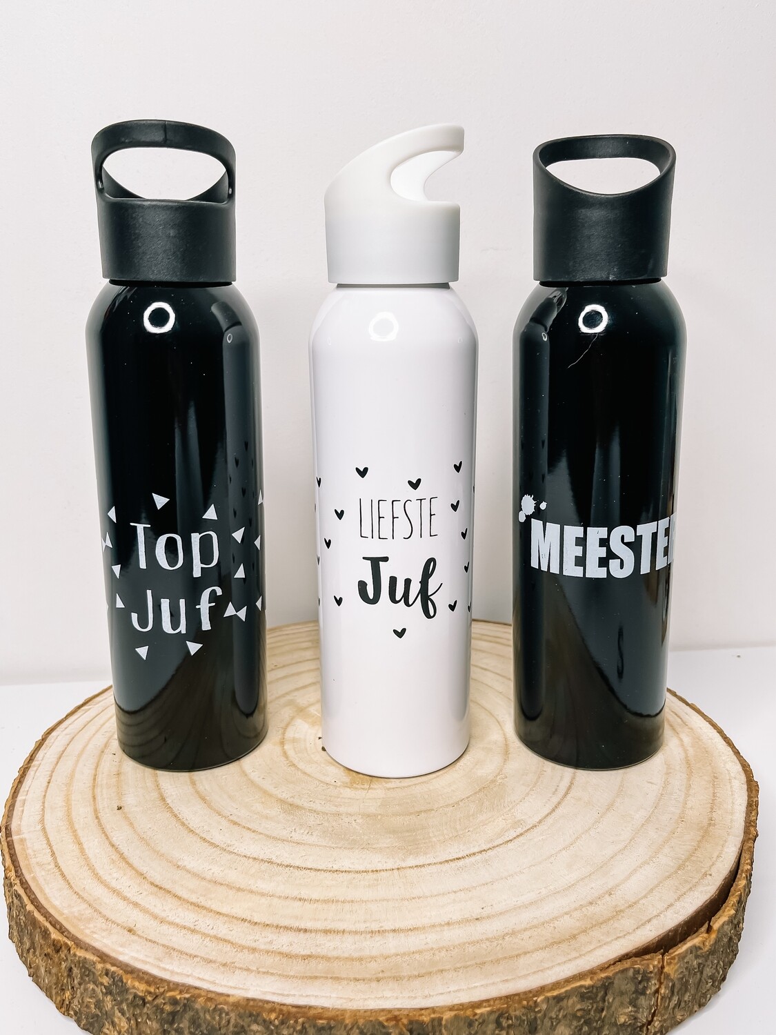 Drinkfles met tekst