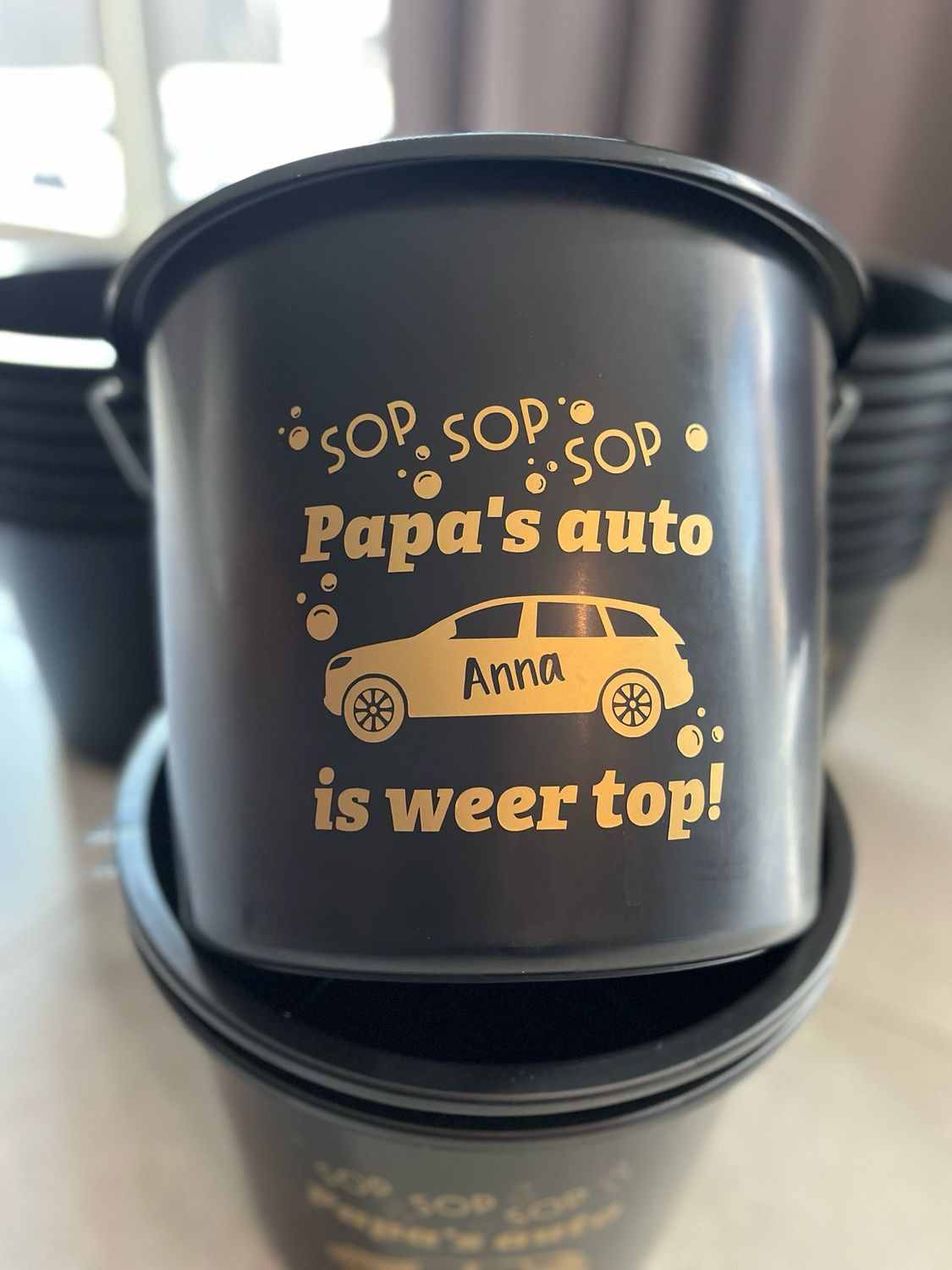 Poetsemmer gepersonaliseerd