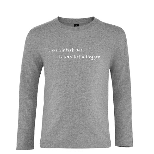 T-shirt lange mouwen , Ik kan het uitleggen...