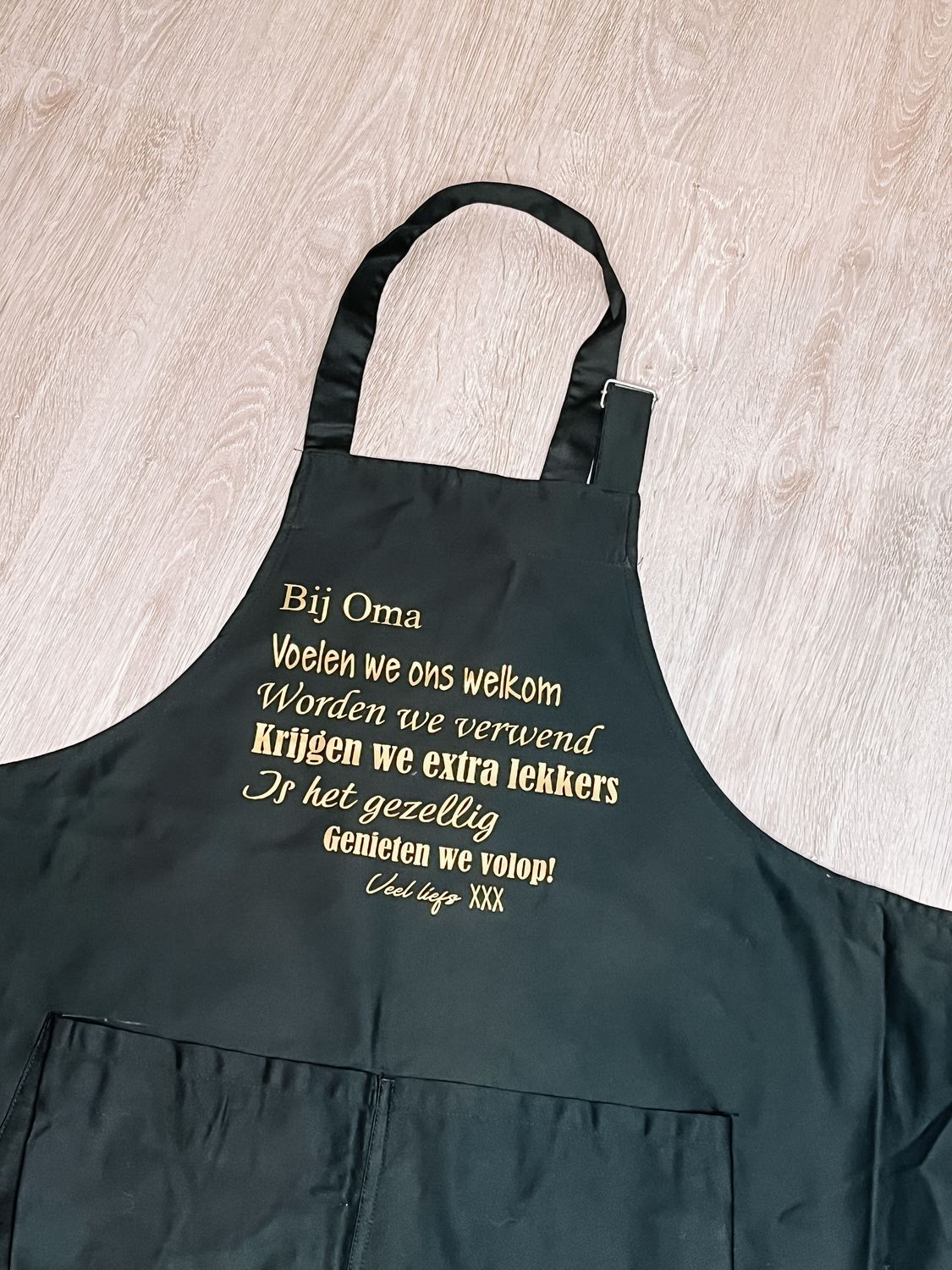 Keukenschort -Bij Oma, Opa,...
