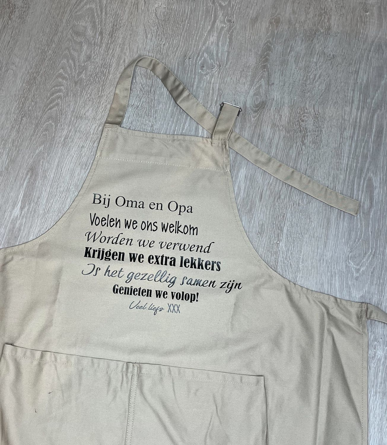 Keukenschort -Bij Oma, Opa,...