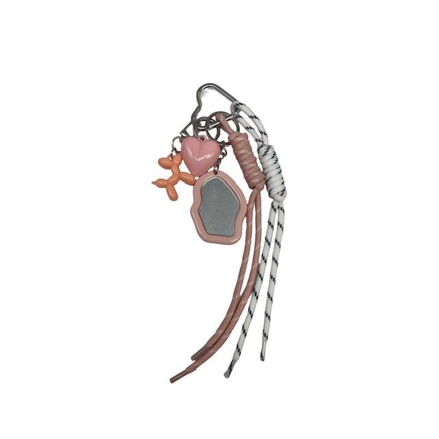 Bag Charms Mirror pink