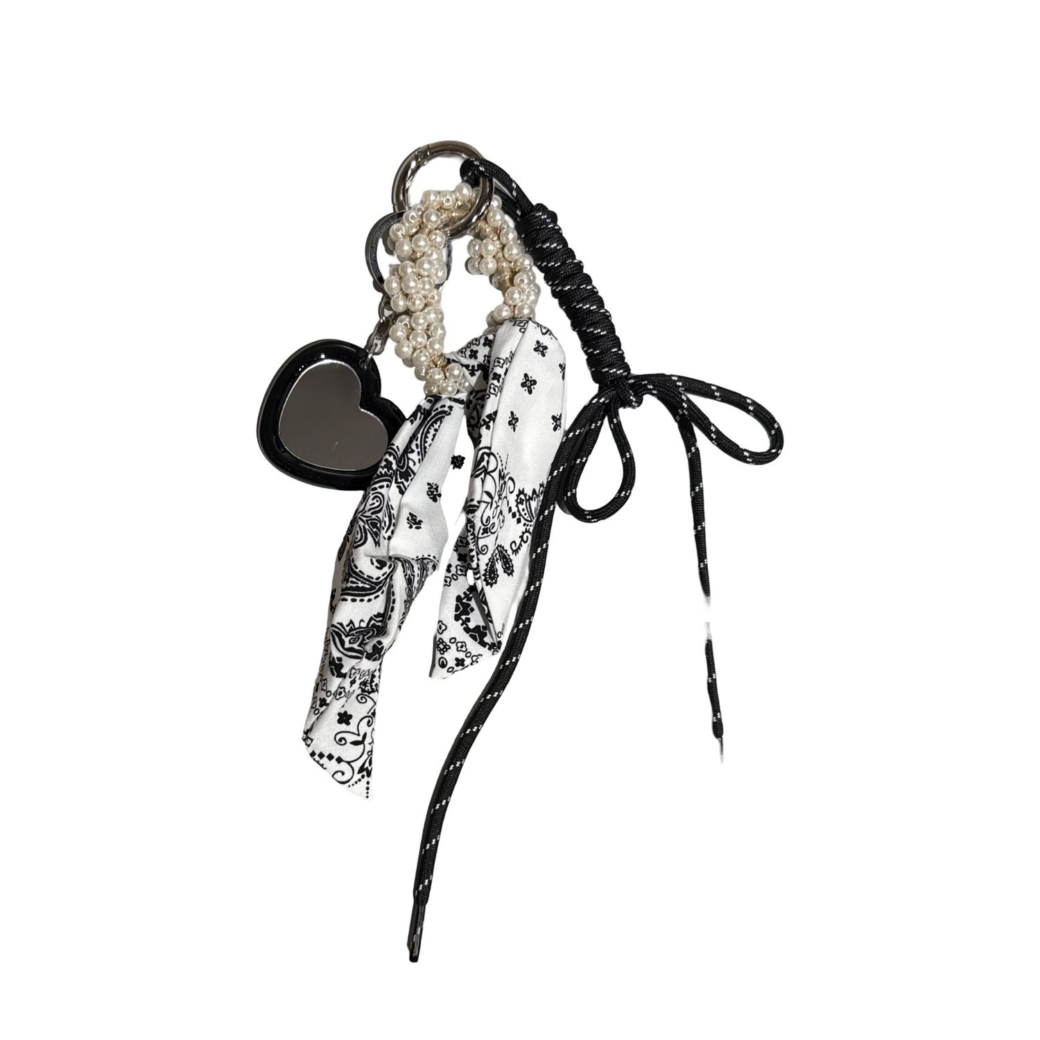 Bag Charms Sjaal black