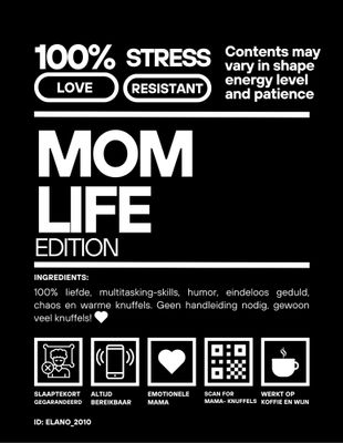 Unisex T-shirt Mom life Edition