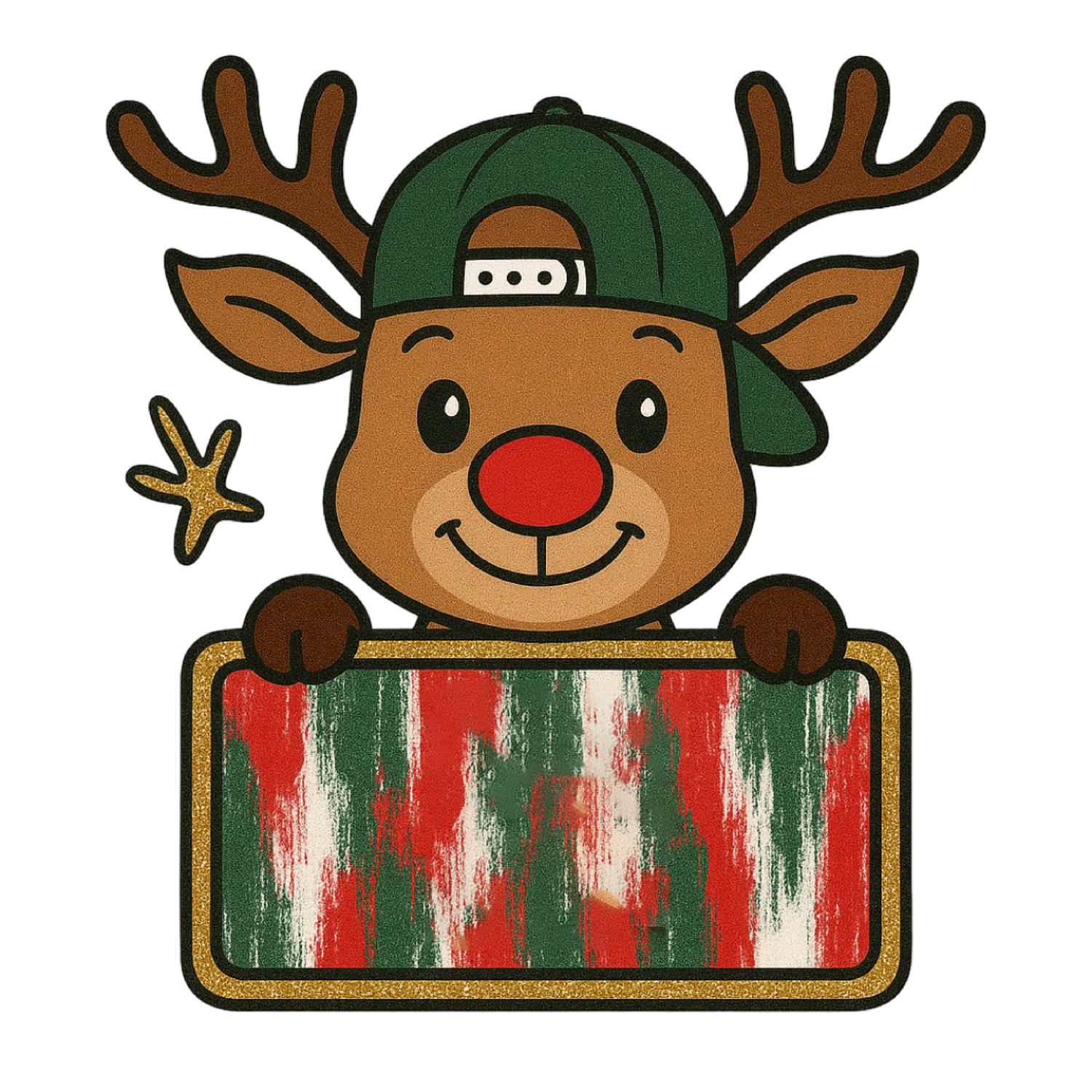 Kersttrui Cool Rendier met naam