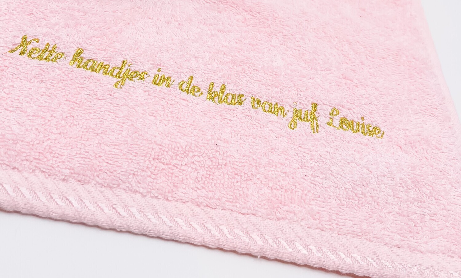 Gastendoek + bloempotje set 4