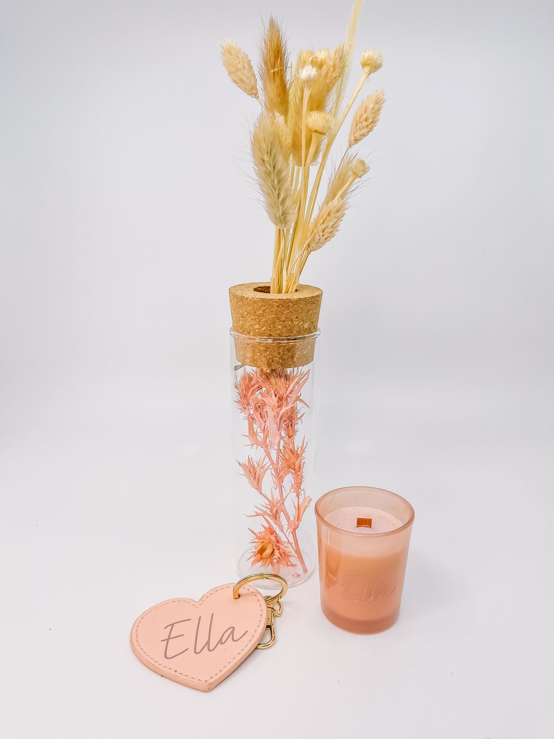 Mix &amp; Match  - Geurkaars klein met houten wiek