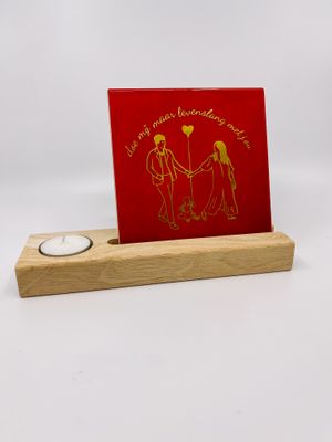 Lijntekening op tegel